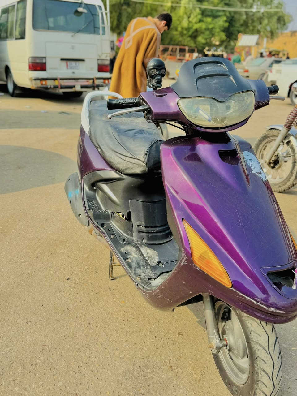 السلام عليكم دراجه فراشه للبيع كهربائياتهه كلهه شغاله سلف هندر كفراتهه نضيفه سعرهه 400 بيهه مجال قليل للاستفسار ***********
