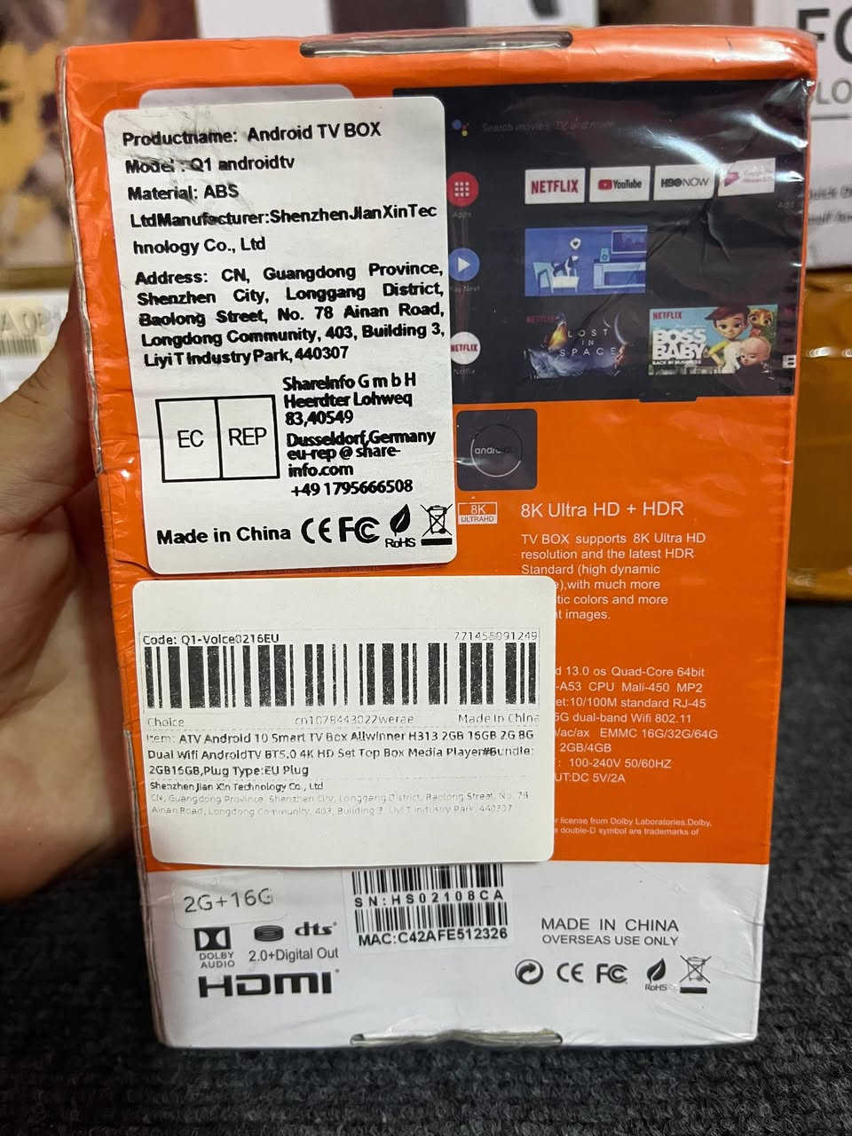 تيفي بوكس ذاكره 16 اندرويد 13
5G
8k


**إذا كنت صاحب هذا الإعلان وتريد حذفه لأي سبب، رجاءا أرسل رسالة إلى الدعم الفني**