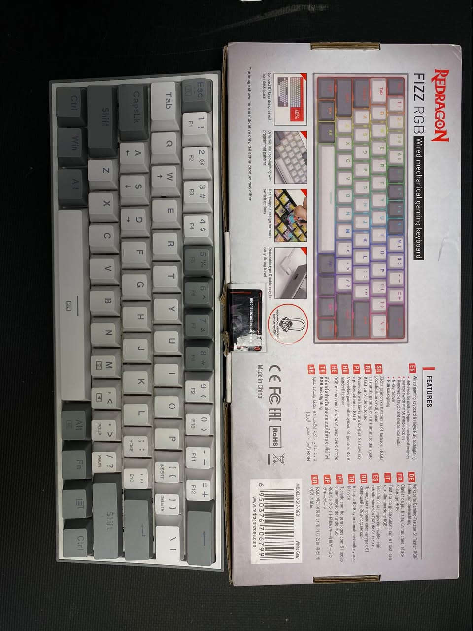 🔥 للبيع كيبورد Redragon FIZZ K617 (الغني عن التعريف) 🔥
كيبورد ميكانيكي احترافي للألعاب، بحالة الوكالة ونظافة تامة! 🕹️
 * 🔴 السويج: أحمر (Red Switch) - استجابة سريعة، ملمس ناعم وهادئ جداً.
 * ✅ الحالة: مستعمل جديد (نظافة 100% مع الكرتون وكامل الملحقات).
 * 🛡️ الضمان: ضمان فحص وتشغيل لمدة شهر كامل
✨ أهم المميزات:
 * ⌨️ حجم 60%: يوفر مساحة كبيرة للماوس ومثالي للجيمينج.
 * 🌈 إضاءة RGB: ألوان خرافية مع أنماط تحكم متعددة.
 * 🔌 سلك Type-C: قابل للفصل لسهولة النقل.
 * 🛠️ Hot-Swap: يدعم تبديل السويتشات بسهولة.
💰 السعر: 25 ألف دينار (قفل).
📍 المكان: الموصل.
⚠️ ملاحظة: التواصل حصراً عبر الاتصال بالرقم، لا أتواجد على الخاص.
📞 للاتصال: *********** موصل, نينوى
