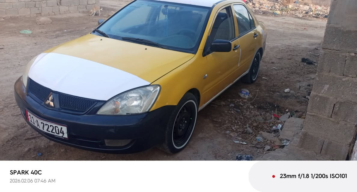 لانسر بغداد 10 بسمي السعر 70 
سيارة بدون اي ضربة بس صبغ 
الجمالية فقط بكاني بغداد حي 
البتول ***********
