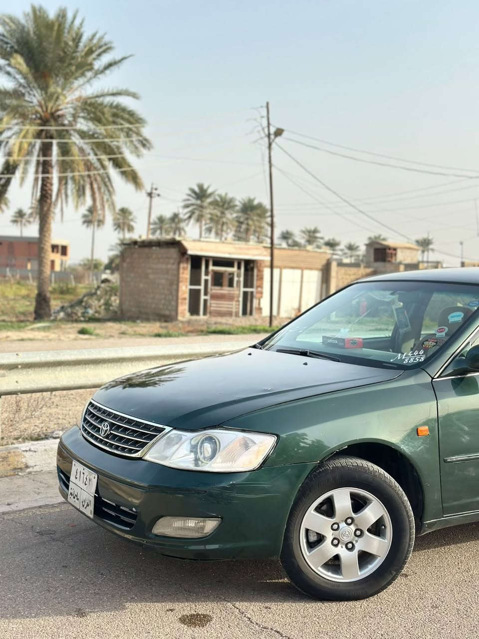 السلام عليكم 
افلون 2001 خليجي .
لون زيتوني .
رقم سليمانية شمالي اصولي حره .
محرك وكير مكفولات .
حداديه جديده .
تخم تاير جديد . 
*مصبوغة عام جمالية بدون معجبون وبدون حادث (مكفولة من الضربة والمعجون) .
السعر 77 وبيها مجال بسيط .مكان السياره الضلوعيه
للاستفسار.
‏***********
***********
