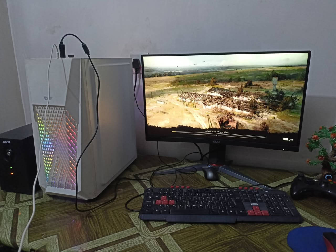 السلام عليكم كيس للبيع  فقط

CPU©️ Intel i5 10400f
RAM📼 16 black wolf rgb 3200
GPU📟 RTX 3060  12g gigabyte rgb
HARD 💾 128 SSD + 1t hdd
P.S🔌650 W thermaltake 
CASE 🗄 rgb 3 fans
وشاشة AOC 165hz
Ups 1500
+كيبورد وماوس 
المكان بغداد 
السعر مليون وبي مجال بسيط 
للاستفسار واتس ***********
