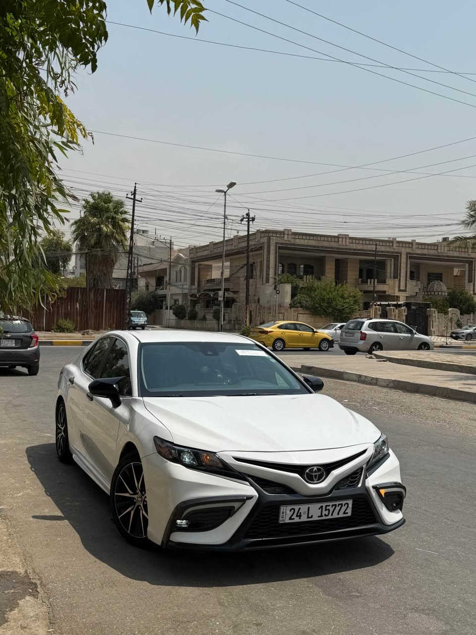 كامري 
SE+ 
شاشه وسط 
بصمة تشغيل 
رادرات 
حساسات خلفيه 
ماشية 37ميل
سياره جديده 
هزه جديدة 
تحويل ثاني يوم
كشنات نصف جلد 
رادرات جانبيه 
قيادة ذاتيه
3أنظمة القيادة
Eco/Normal /Sport
حادث امريكا كفله بل بنيد بدون دواخل بدون ايرباك 
وصار ببها بل عراق كارت بل داير الجاملغ الخلفي يمين صباعتين فقط والباقي كفالة
سعر السياره 230 وبيها مجال 
رجاءً(الموشراي لا يخابر) رجاءً 
(***********)واتساب
(***********)
مكان السياره موصل موصل, نينوى
