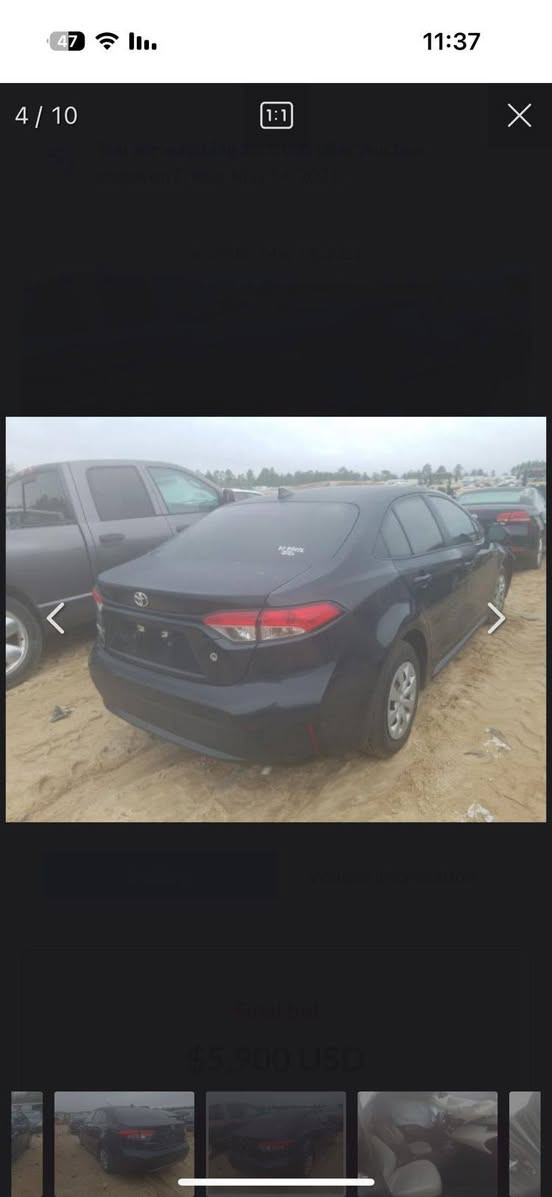 السلام عليكم ورحمة الله وبركاته 
كورلة ٢٠٢٠ رقم بغداد ماشيه ٨٧ الف 
السيارة خير من الله كير محرك تبريد صدر تايرات 
حادث مثل ماموضح بالصور 
السعر ١٣٨ وبي مجال 
***********
العنوان بغداد الشعب
