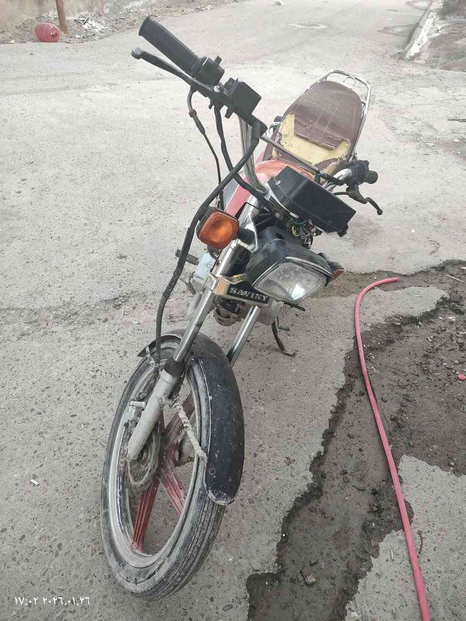من رخصت الادمن دراجة ايراني سيفان للبيع كايمة رادلهة بس تجفيت موديل 2020 ارواق كارتونية السعر 325الف وبيها مجال العنوان شارع الجزيرة السياحية قرب منطقة بوب الشام الرقم ***********
