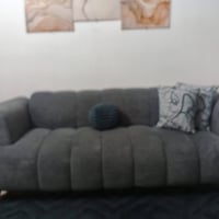 قنفه ٥ مقاعد • قماش • ٢ كرسي