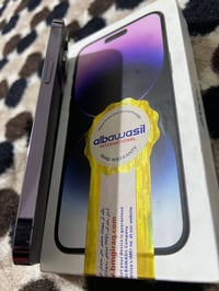 ايفون 14 برو ماكس الذاكره 256 تليفون مكفول بس ضهر مفطور كله شغال زلغ م...