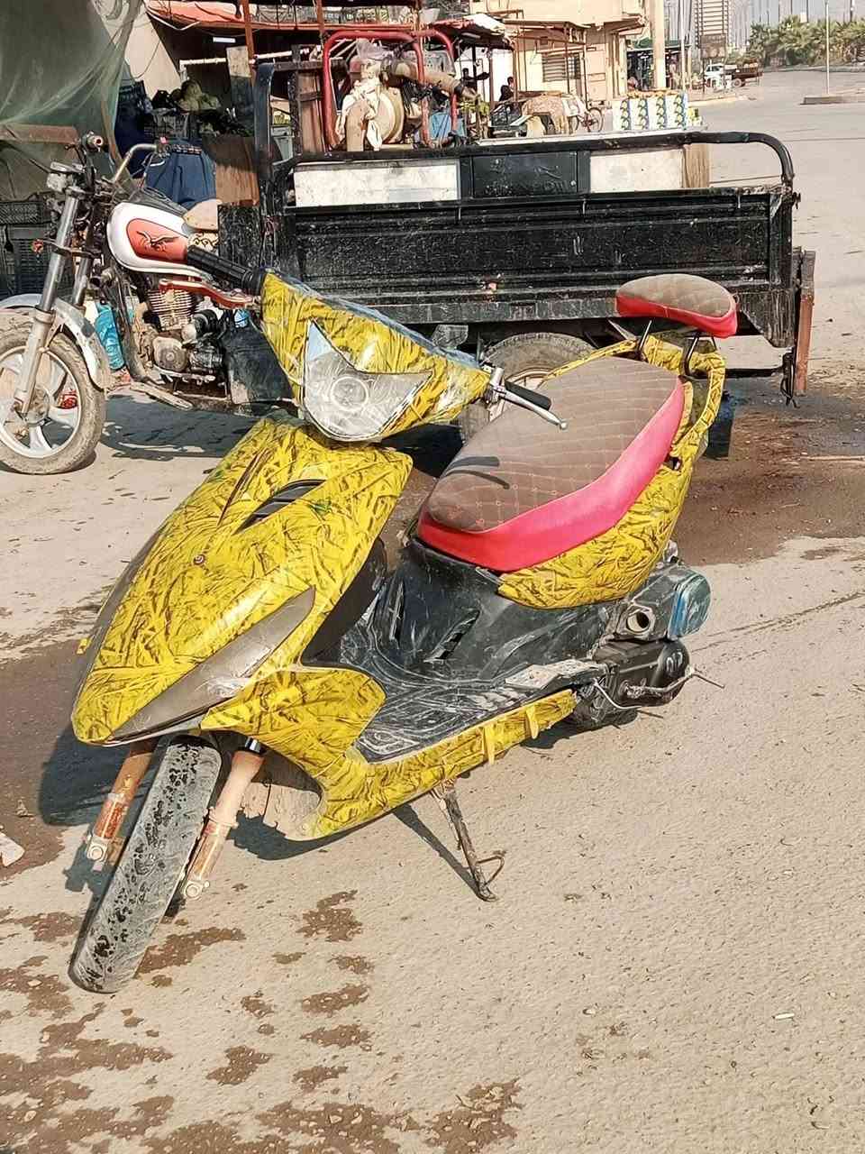 السلام عليكم ورحمه الله وبركاته دراجه ماكس للبيع فول مواصفات كلشي شغال من الدعاميه للدعاميه امراوس حسب الغناعه الاستفسار والاتصال ***********
