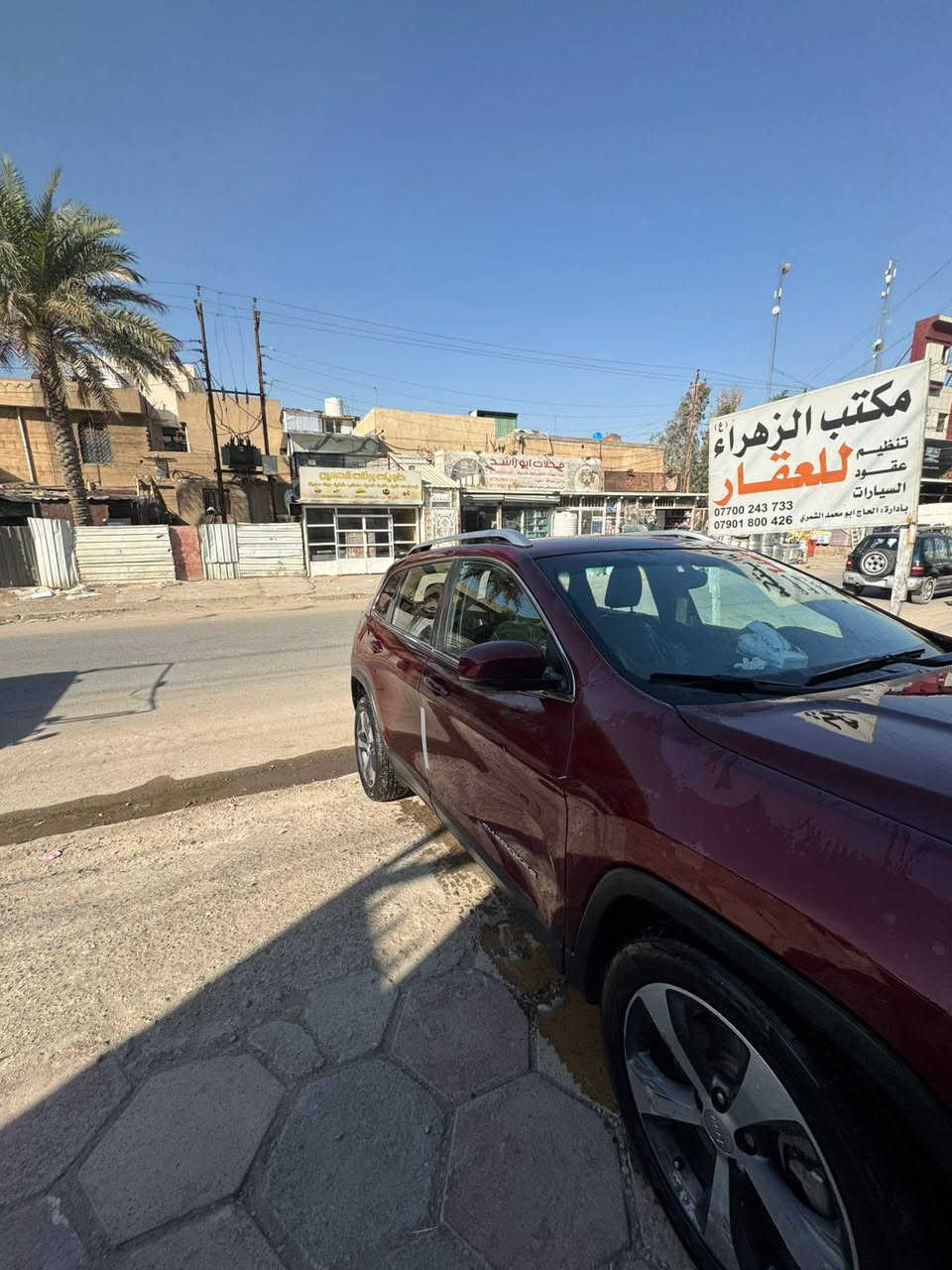 جيب شيروكي بزون ٢٠١٩ محرك ٢٤٠٠ رقم بغداد تحويل ثاني يوم حادثهه جاملغ امامي وبنيد وبيهه البيبان والجاملغ الايسر مرشوش كلير صدر هستوني مبدله محرك وكير كفاله ماشيه ١٦٠ كيلو رايدهه ب١١٥ وبيهه مجال🌺 السياره باسمي متواجده في كربلاء المقدسه ..رقم الهاتف ***********
