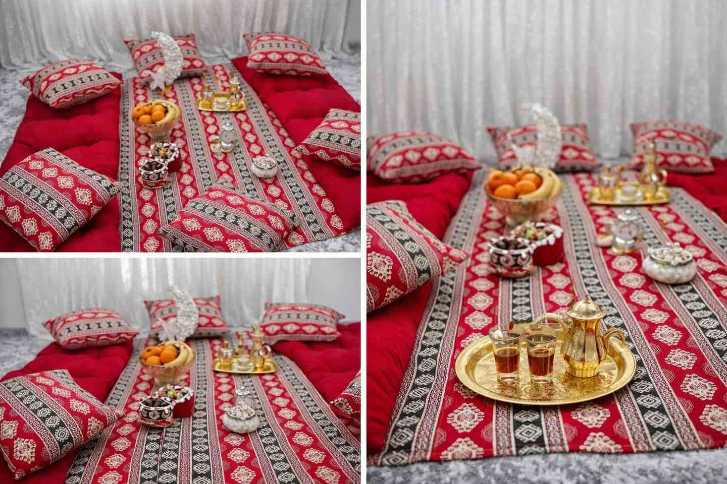 ✨ جلسة رمضانية متكاملة – جاهزة لرمضان ✨
11 قطعة مختارة بذوق رمضاني أنيق 🤍
تشمل:
🕌 3 كوشات محشيات
🪑 4 كوشات كعدة
🛋️ مفرش قنفة
🧶 مفرش أرضي
🛍️ أكياس عدد2 للتمور والجوز 
🧻 مناديل عدد 2
💰 السعر: 30 ألف فقط
🚚 توصيل مجاني لجميع محافظات العراق
عرض خاص ولفتره محدودة 
اختيار مثالي لجلسات الإفطار والسحور
ولمّة رمضان اللي تحبها 🌙
📩 راسلنا الآن واحجز جلستك قبل نفاد الكمية
+964 786 617 9754


**إذا كنت صاحب هذا الإعلان وتريد حذفه لأي سبب، رجاءا أرسل رسالة إلى الدعم الفني**