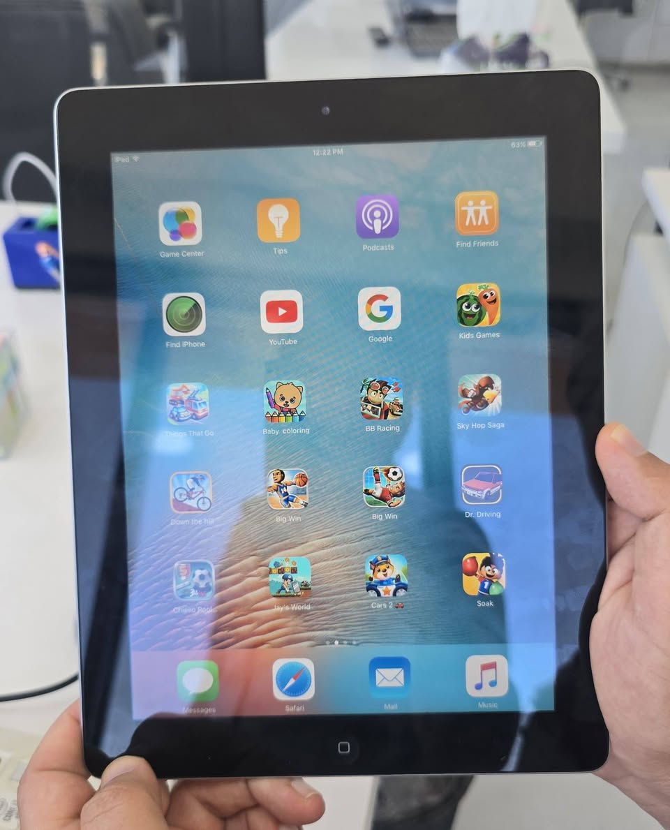 للبيع آيباد Apple iPad 2 بحالة ممتازة ✨

✔ ذاكرة 16GB
✔ البطارية ممتازة وتدوم لفترة جيدة 🔋
✔ الشاشة سليمة
✔ الجهاز نظيف جداً
✔ مناسب للدراسة، التصفح، اليوتيوب واستخدام الأطفال

الجهاز استخدام خفيف وما بي أي مشاكل 👍
السعر مناسب جداً

للمهتم مراسلة خاص 📩


**إذا كنت صاحب هذا الإعلان وتريد حذفه لأي سبب، رجاءا أرسل رسالة إلى الدعم الفني**