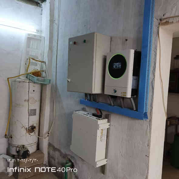 عرض خاص 
منظومة ٦ أمبير نهائي و ٥ أمبير ليلي لمدة ٣ ساعات ٢ مليون ومائة وخمسون ألف دينار كامل مع التنصيب.المواد
١- ألواح عدد ٤ ضمان ١٠ سنوات
٢- انفرتر ٤ كيلو ضمان سنة
٣- بطارية ليثيوم ٥ كيلو ضمان ٥ سنوات بطارية الموقع برطلة شارع الشارع ٦٠ قرب مجمع الحياة موبايل ***********
