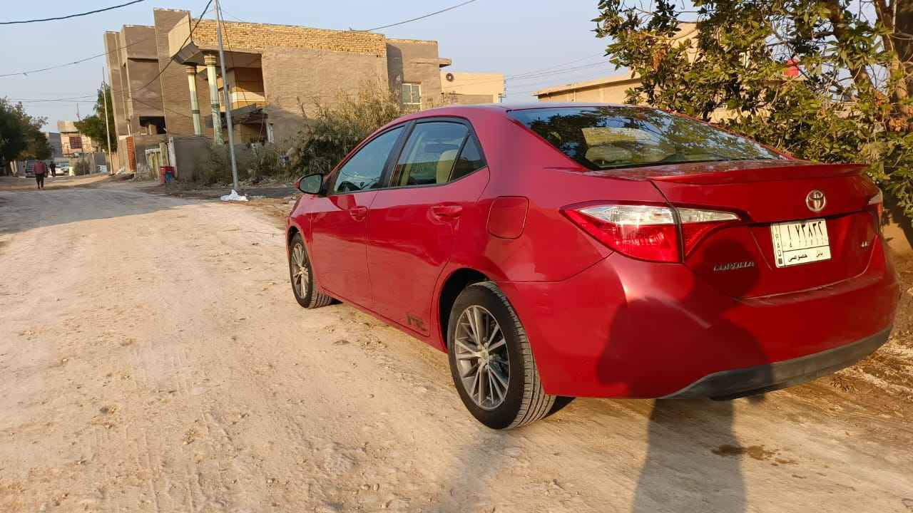 السلام عليكم ورحمة الله وبركاته كورلا 2014 وارد امريكي  موجود صور وتقرير الحادث موجوده و جاملغ الامامي الايمن مبدل حادث بالحله بدون ضرر الضرر فقط بالجاملغ و مبدل ماشيه 95633 ميل قابل للزياده سياره جاهزة ما تحتاج شي  مكان السياره خلف مستشفى الكفيل و السعر 120$ بي  مجال قليل رقم موبايل *********** و *********** و حادث امريكا فقط دعاميات حلة, بابل
