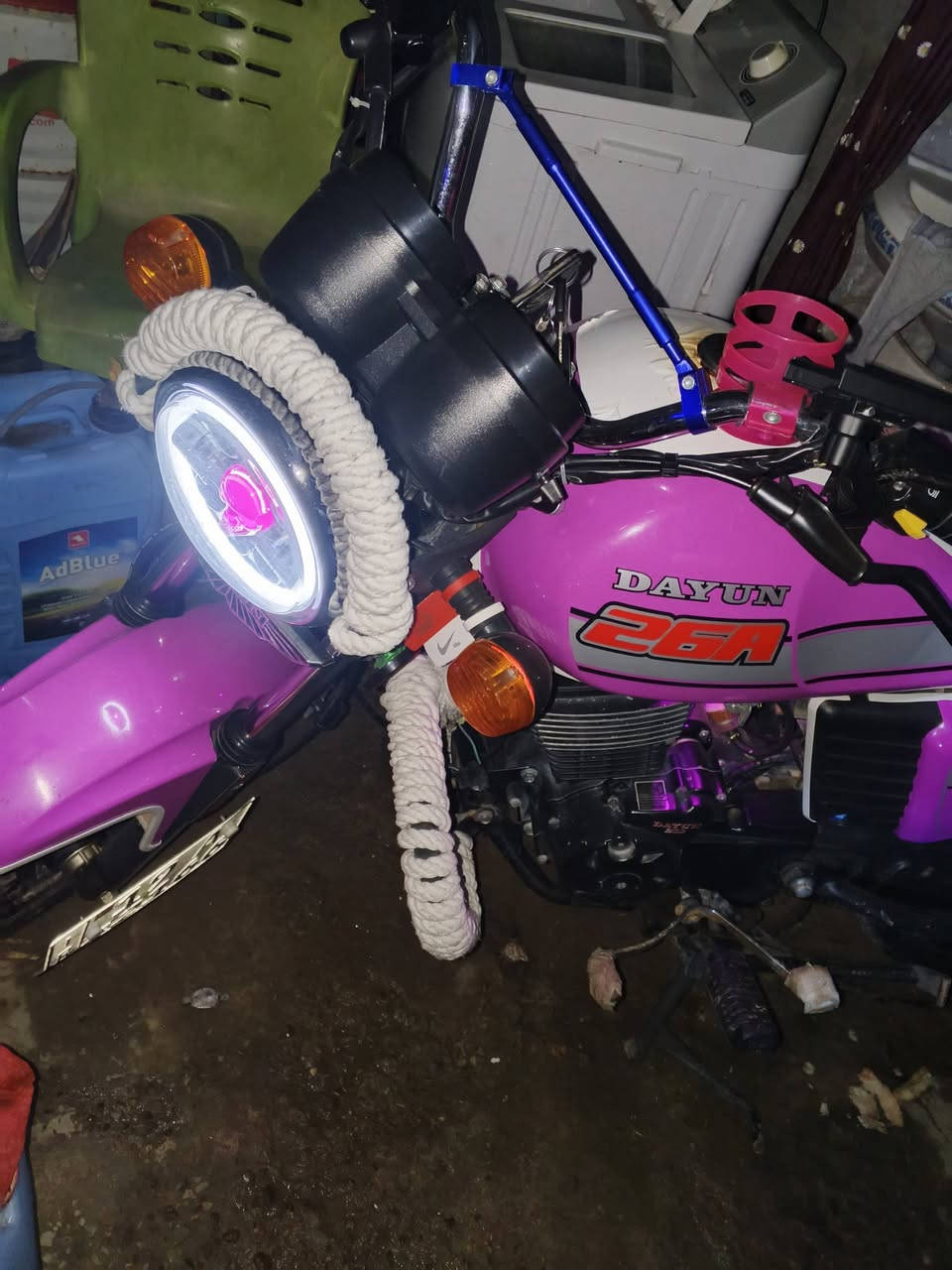 دايون نفخ بنفسجي موديل 22 رقم كربلاء انكليزي باسمي كامله مكمله دراجه جديده تجي وتشوف السعر مليونين ***********
