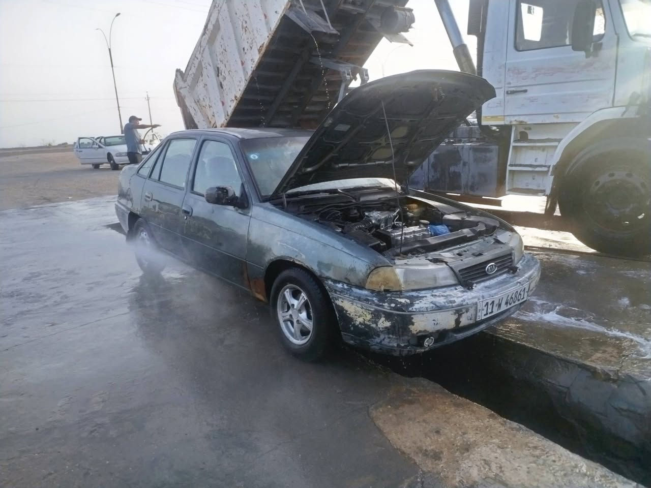 دايو سلو 94 كير ومحرك 1600مفتوح اوتماتيك
كير محرك حداديه كهربائياتها شغاله 
سياره بلاديه لاصبغ ولامعجون
 تحتاج صبغ دعاميات فقط 
سياره جاهزه شغل وأطلع وين مايعجبك
السعر 24$ وبيها مجال 
مكاني ناصريه
الاستفسار
***********
