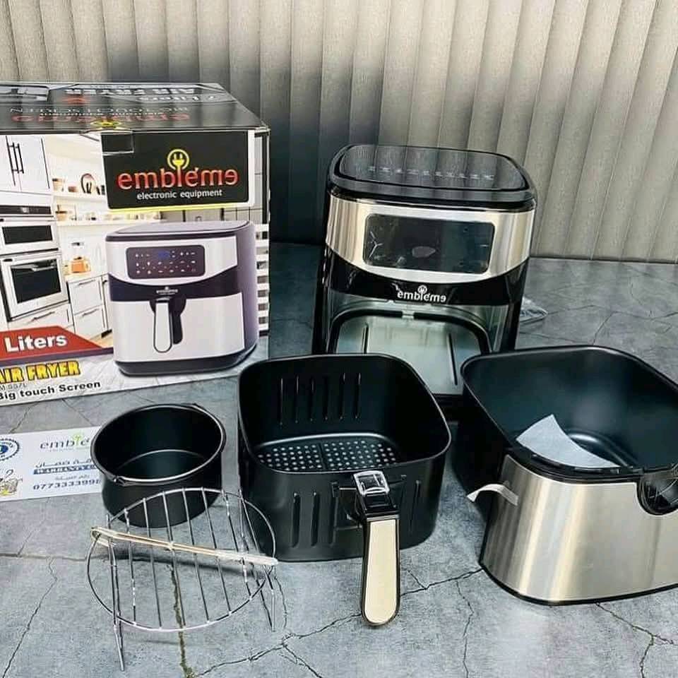 قلاية هوائية ماركة امبليوم
تصميم مميز داخل وخارج ستالنس ستيل 
🔺حجم 7 لتر حقيقي . 🍟🍕🍗
🔺شاشه دجيتال LCD تحكم باللمس 
🔺ملحقاتها : قالب كيك  ، مصفي دهن واشياش تكه
🔺 القدرة 1800 واط حقيقي ..
🔺 ضوء داخلي .
🔺 متعددة الاستخدامات.
🔺تعمل على شوي وقلي وطهي كافة انواع الطعام.
 
للحجز والأستفسار مراسلتنا 📩📨 
او الاتصال*********** واتساب 
التوصيل لجميع المحافظات 🇮🇶