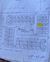 قطعه رقمها 24445 مساحه 300  كما واضح بل خارطه  موقعها قرب مشروع علي ال...