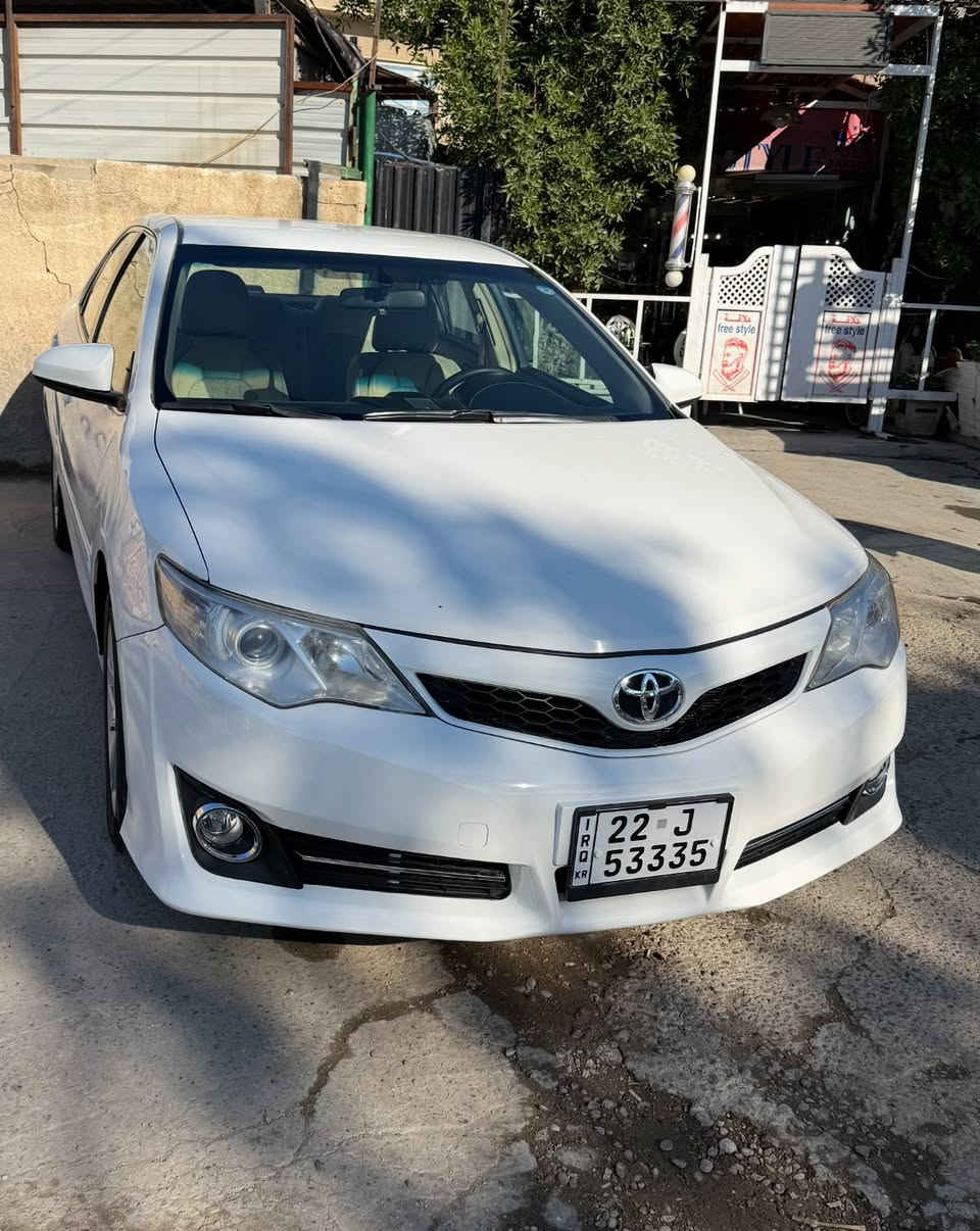 كامري للبيع خليجي موديل ٢٠١٣ بيها نص جاملغ صبغ امامي او شبر بارد بل باب الخلفي فقط سياره نضيفه جدا ماشي ١٤٩ الف رقم اربيل للستفسار ***********
