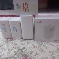 السلام وعليكم  .. مجموعه راوترات 5G  ثنين اثير  ثنين جوكر  واحد محمول ...