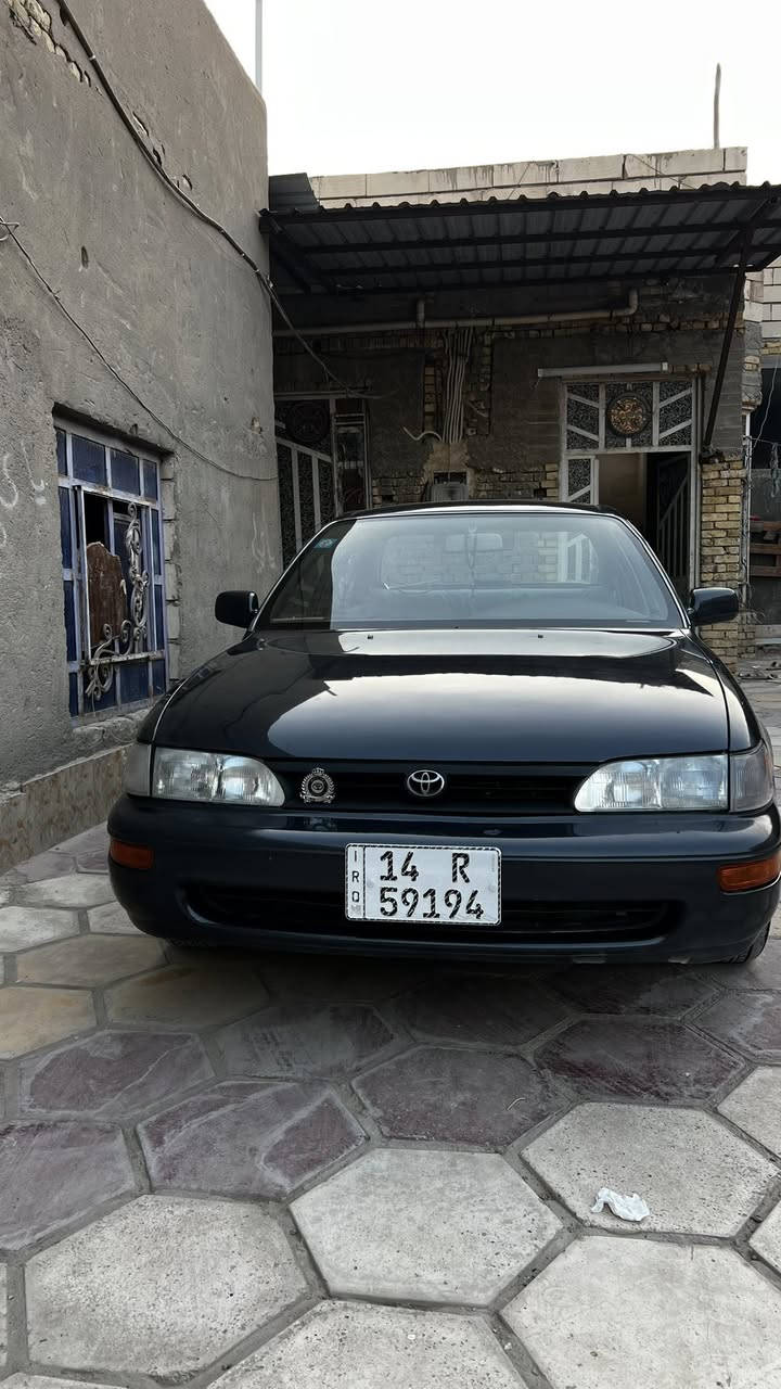 سلام عليكم  سيارة كورلا 94 للبيع السًيارة كفاله عامه من الضربه ومن كلشي وأصوليات وكير ومحرك السيارة مفوله للأخير رقم بصرة دولي سيارة باسمي سنويه ل30 
مصبوغه عام السياره اثر جراد بدون ضربه بدون معجون السياره شوفة العين تخبل مال جناي وبالعافيه على الي ياخذها 
سعرها 70 وبي مجال قليل 
***********
