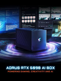 كرت شاشة • RTX 5090 • AORUS • كرت شاشة خارجي • eGPU • تبريد مائي • بور...