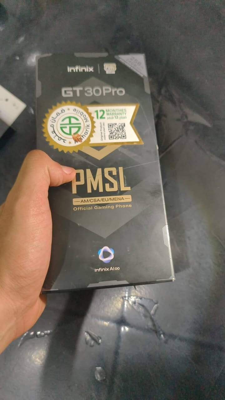 جهاز انفنكس جي تي 30 برو جهاز جديد استعماله اسبوع فقط وبيه ضمان من شركه الصدرين لمده سنه وع فحص مكاني الشعب حي بساتين ***********  سعره ٢٩٠
