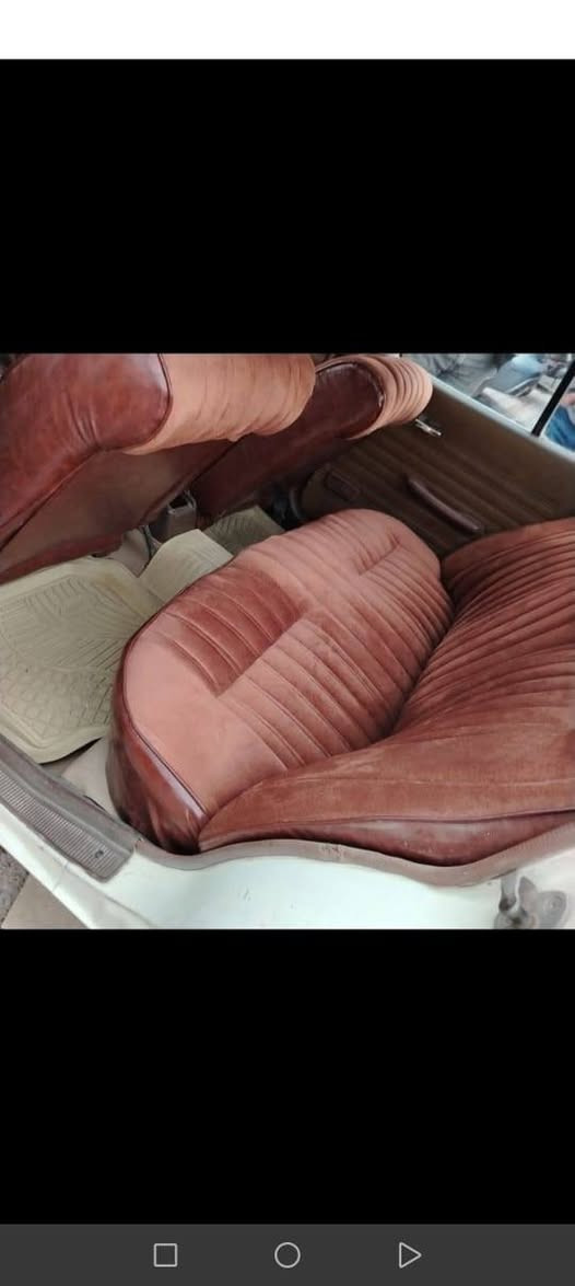 سياره للبيع داتسن 1979 سياره سنويتها لل 2030 باسمي رقم بغداد الجديد السياره تخم تاير السياره معمره تعمير جديد دوشمه حداديه ومكينه مجفته مصبوغه عام السياره مكان حله شارع 40 مقابل الجامعه الدينيه اي استفسار اتصال *********** السعر 38 و بيهه مجال
