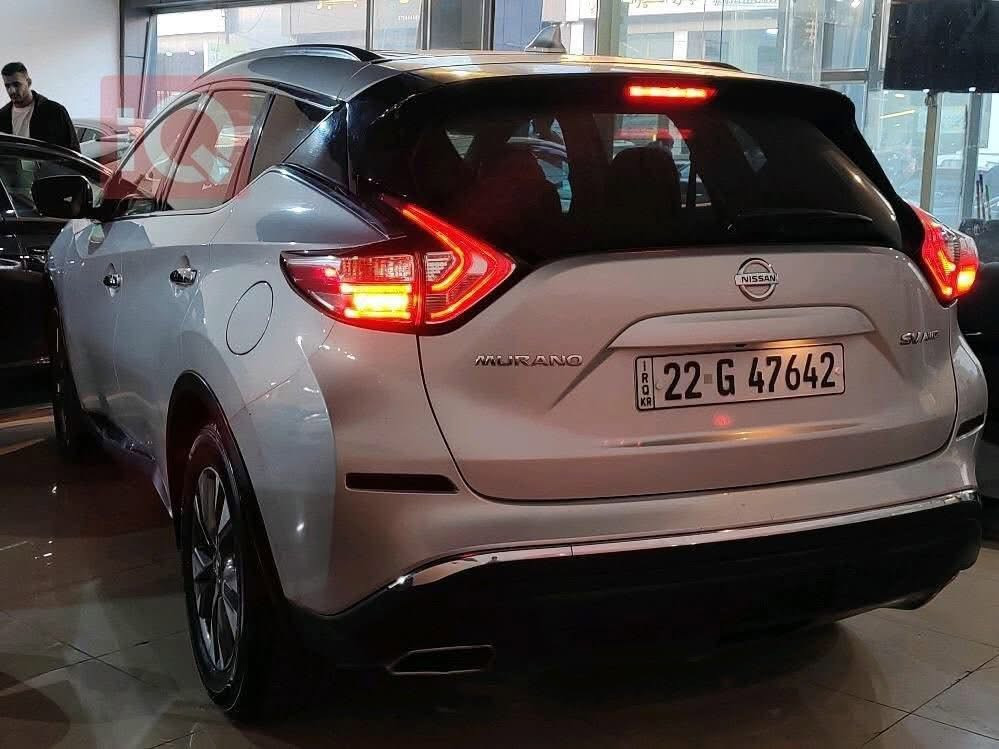 نیسان مورانۆ بۆ فرۆشتن 
مۆدیل 2017 
مواسەفاتی SV AWD 
مەکینە V6 3.5
فول مواسەفات 
بەسمە 
شەغال 
پانوراما 
لایتی عەدەسە و زینۆنە 
کوشن کارەبا 
کوشن هیتەر 
ئاوێنە هیتەر 
تەبریت سارد و گەرم 
تەبریت مەرکەزی 
سندوق کارەبا 
شاشە گەورە 
کامیرە بیلاد 
174 هەزار ڕێی کردوە 
چوار تایەی تازەی لەژێرە
سیستەمی غازی بۆ دانراوە 

سەنەوی تازەیە تا 2028 بەناوی خۆمانەوەیە 2پارچەی بۆیاخە و 2 پارچەی ئەمریکایە سەیارەیەکی بێ مەسروفە ژمارە تەلەفون 
***********
