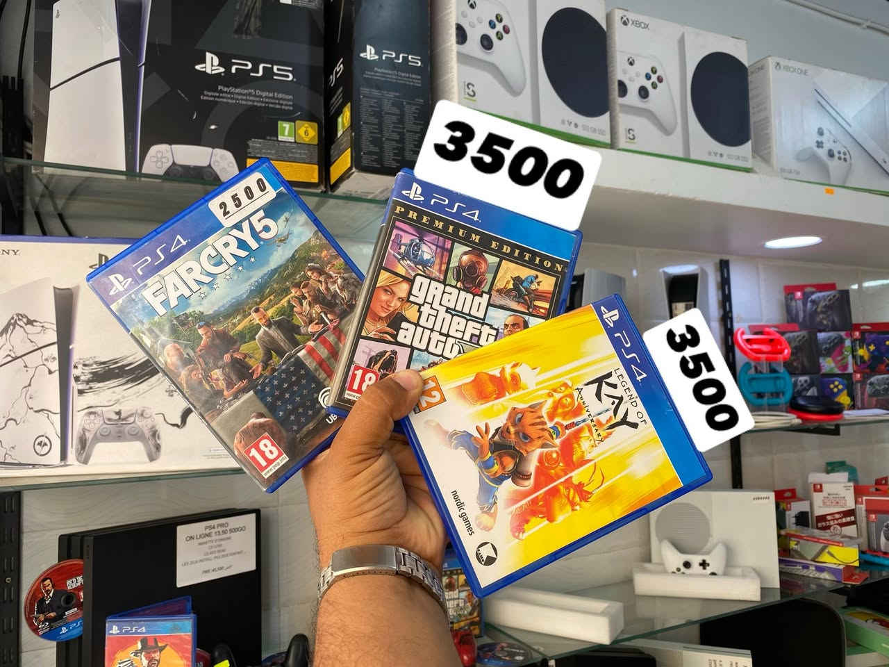 CD PS4 
LIVRAISON KAYNA


**إذا كنت صاحب هذا الإعلان وتريد حذفه لأي سبب، رجاءا أرسل رسالة إلى الدعم الفني**