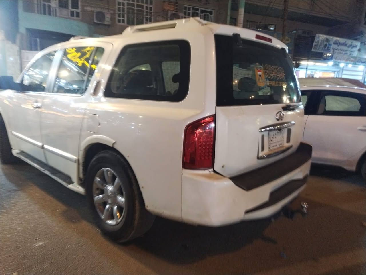 سلام عليكم انفنتيQx56  موديل ٢٠٠٦. سياره فول واحد على واحد محرك وكير لكزز ٨ سلندر سياره مكفوله من ضريه وصبغ بس دعميه امامي بيه صبغ. محرك وكير جدد صدر جديد  سياره فول اللبيع او مراوس رقمي الستفسار***********
