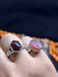 خاتم عقيق يماني   صياغة ملائي  الشراي07727649572  المكان بغداد حي اور