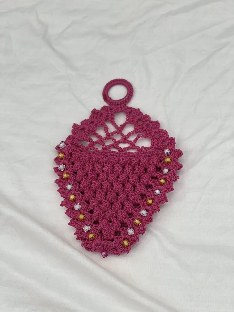 تعليقة عملية وأنيقة لحفظ الريموت أو الجداحة او الموبايل بكل ترتيب.
* 🧶 لمسة حياكة جميلة وتنظيم دائم.
* 🌷 تعليقة حائطية تجمع الجمال والفائدة


**إذا كنت صاحب هذا الإعلان وتريد حذفه لأي سبب، رجاءا أرسل رسالة إلى الدعم الفني**