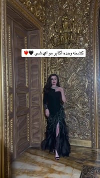 فستان • قياس ٤٠ • لبسته ساعتين