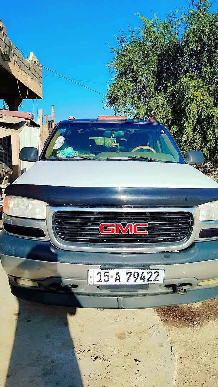 السلام عليكم ورحمة الله وبركاته
جيمسي يوكن موديل 2000 رقم دولي بأسمي محرك 6100 كير 1000 منظومة غاز 80 لتر السعر 80$ الاتصال ***********  بغداد شعلة الصدرين
