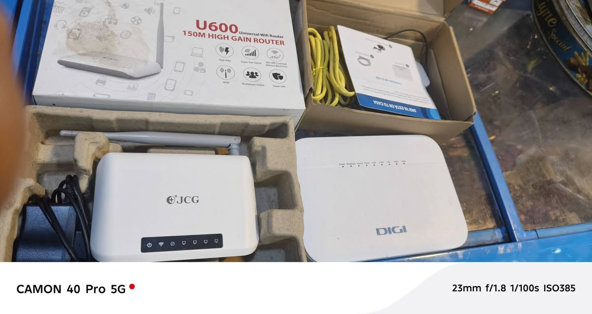 بغداد مدينة
الصدر 

WiFi 6

يوجد توصل.

السعر 
٦٠ ألف  القطعتين!.


**إذا كنت صاحب هذا الإعلان وتريد حذفه لأي سبب، رجاءا أرسل رسالة إلى الدعم الفني**