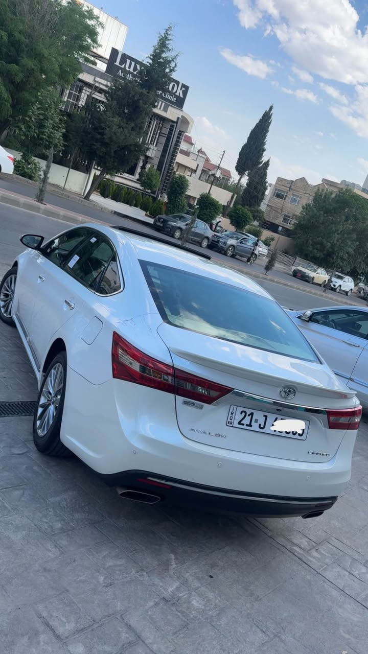 Toyota Avalon 2016 Limited 145.000 km✅
‎تۆیۆتا ئەڤەلۆن
‎مۆدێل ٢٠١٦
‎مواصفات لمیتدد
‎فول فول مواصفات خلیجی
‎١٤٥ هەزار کم ڕۆشتووە 
‎هەموو گیانی بەشەرت بێ بۆیاخ و بێ سارد
‎بەصمە سڵایت کوشن جلد و خەزن کوشن سارد و گەرم
‎پەردە حاسەی پێش و دوا
‎لایت لید و زینۆن شاشە و کامێرا
‎سەیارەکە زۆر جوان و تازەیە 
‎گێڕ و مەکینە و دەنگی دیجیتاڵی بەشەرت
‎سەنەوی و ژینگە و رەقەم  تازەیە
سۆنەرم داناوە تکایە مشتەری نیت پەیوەندی مەکە سوپاس 
٢٤٣$
***********
‎ناونیشان سلێمانی السليمانية, العراق
