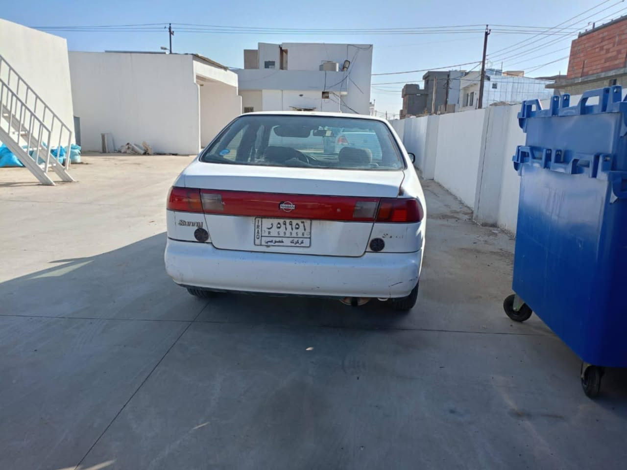 سلام عليكم نيسان صني للبيع موديل ٩٤ رقم كركوك سنويه جديده٢٠٣٠ كير أوتوماتيك أربع إطار جديد ويل كروم أي استفسار خابر على رقم وتدلل *********** مكان قضاء طوز
