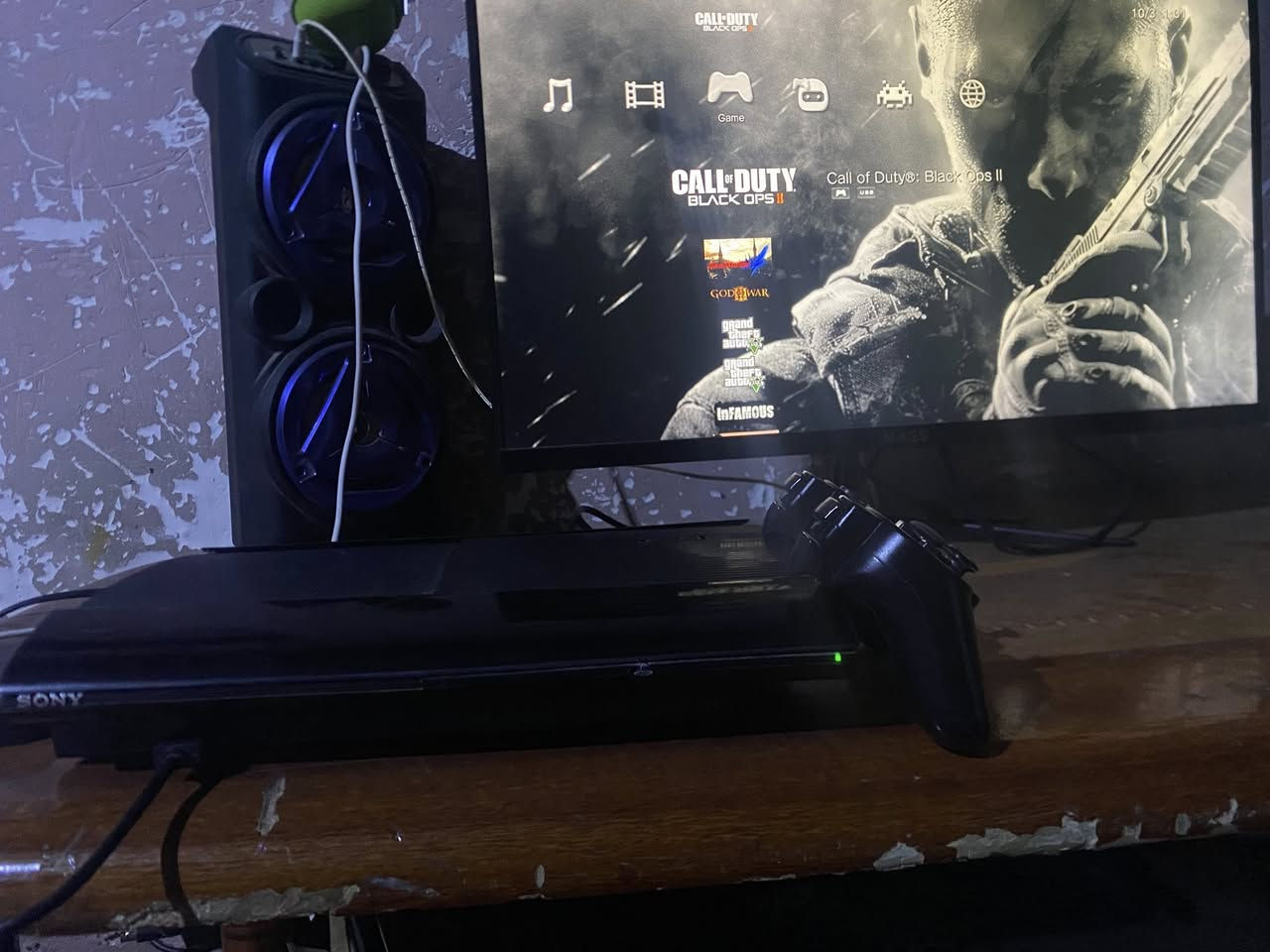 سلام عليكم 
بلي 3 سوبر سلم ذاكرته 500 
يجي ويا جوستك العدد 2 
مع المحلقات مالته  
سعره 100 الف وبي مجال بسيط
موجود توصيل


**إذا كنت صاحب هذا الإعلان وتريد حذفه لأي سبب، رجاءا أرسل رسالة إلى الدعم الفني**