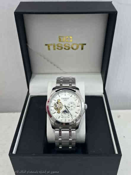 يا الله 
البراند #السويسري العريق
#تيسوت
#مستعمل
مع العلبة الأصلية للساعة 
#شمسي_قمري
استعمال قليل جداً بعدها بحالة المصنع 
#اوتوماتيك تعمل على النبض + على التكويك 
تفاصيل أكثر على الخاص او واتساب ***********
