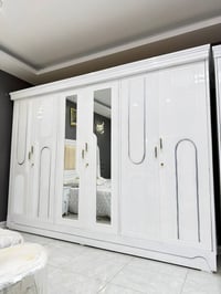 غرفة مرمرية • ٧ قطع • سرير ١٦٠×٢٠٠