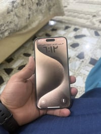 ايفون ١٥برو ماكس  تيتانيوم ماستر A/AA  بطاريه ٨٨  ذاكره ٢٥٦ جهاز مكفول...
