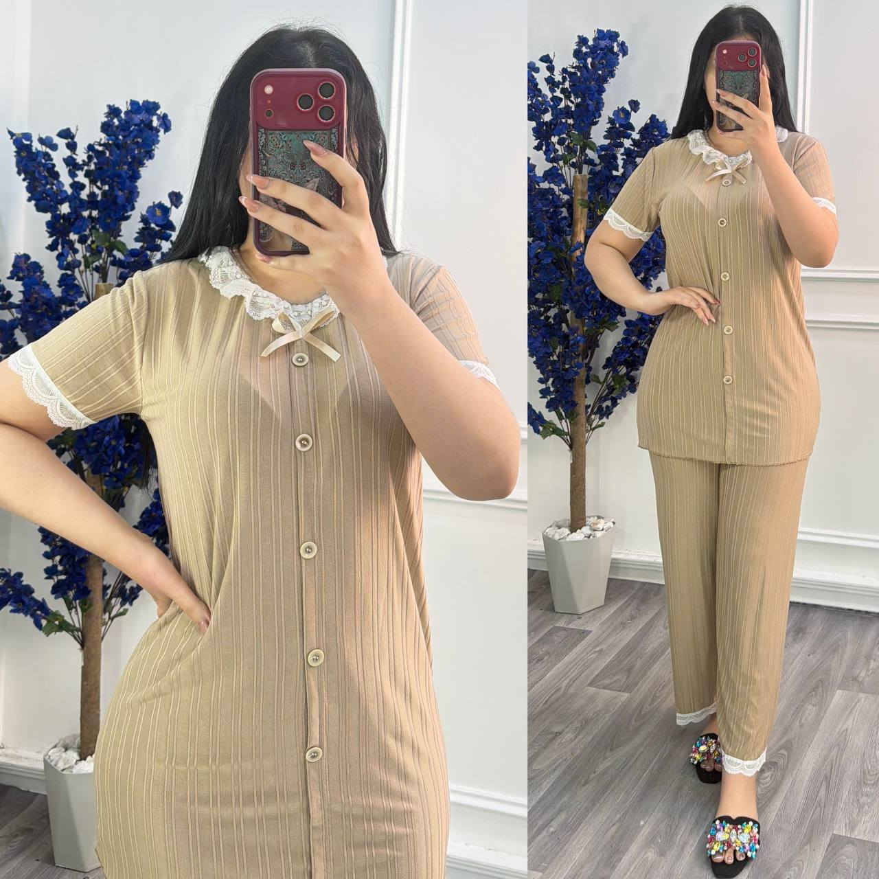 جملة فقط📦⚠️
✨تراك مشيف دانتيل  درجة اولى 
✨سعر، الدرزن 86 الف دينار عراقي 
⏺الدرزن يحتوي على ١٢ قطعة ، ست  الوان 
القياساتxxxl-xl-xxl
——— ——— ——— ——— ——— ——


**إذا كنت صاحب هذا الإعلان وتريد حذفه لأي سبب، رجاءا أرسل رسالة إلى الدعم الفني**