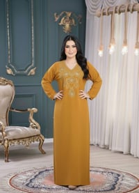 دشداشه كشمير تركي • تطريز ستراس • مقاسات L/XL/XXL