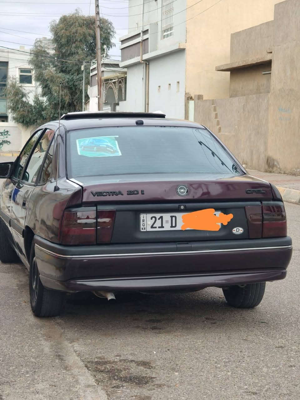 اوبل فكترا مديل١٩٩٣
حجم 20 اوتماتيك

رقم سليمانيه هزه جديده سنويه ٢٠٣٠

مكينه كير بشرط

جام كهربائي سلايد كهربائي

حداده دبلات صدر امامي كله بشرط كهربائيات كله شغاله
سياره مابيهه اي نقص 

اربع بيبان صاج كشنات جدد

بيهه ضربه بلجملغ الخلفي بدون دواخل

مكان السياره البصره

السعر 46 وبيهه مجال بسيط

هاتف:  ***********
