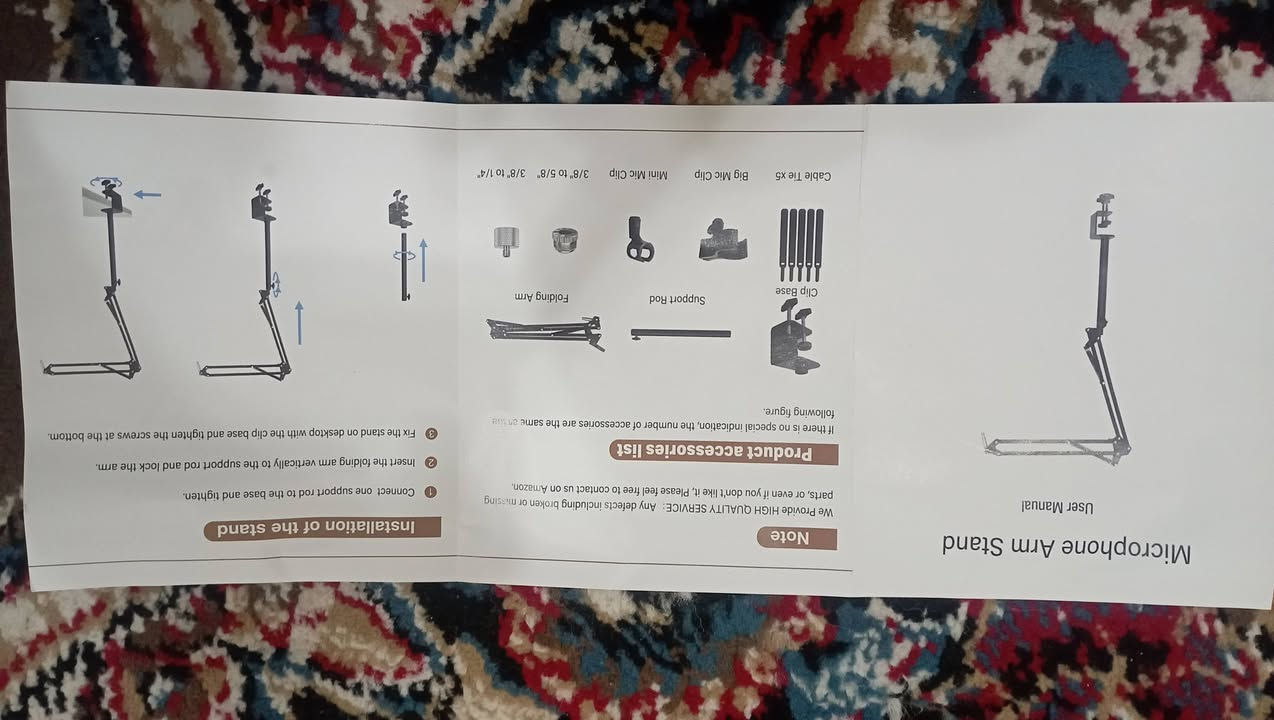 ستاند مايك كامل غراض سعر 10


**إذا كنت صاحب هذا الإعلان وتريد حذفه لأي سبب، رجاءا أرسل رسالة إلى الدعم الفني**