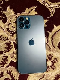 ايفون 12 برو ماكس ذاكره 256 بطاريه 100 جهاز نضيف كله شغال مبدل شاشه وب...