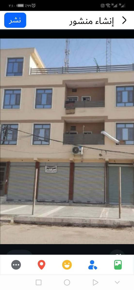 محل للأيجار بيه جامخانه وسقوف ثانوية وجاهز للعمل بيه ماء كهرباء مجاري سحب البناية جديدة على شارع عام وعريض بناية جديدة العنوان بغداد الجديدة النعيرية قرب مكتبة رعد وموكب سفن النجاة الأتصال على هذا الرقم *********** أو هذا الرقم ***********
