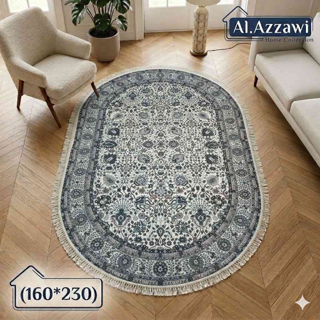 آللهم صل على محمد وآل محمد 

ماركة العزاوي 

*160×230 كلاودي بيضوي ثقيل 
● ظهر كابوي شرشوبة 

*120×180 بيضوي كلاودي ثقيل
● ظهر كابوي شرشوبة 

*80×150 كلاودي بيضوي ثقيل
● ظهر كابوي شرشوبة 

*60×100 بيضوي كلاودي ثقيل
● ظهر كابوي شرشوبة

*50×80 بيضوي كلاودي ثقيل
● ظهر كابوي شرشوبة 

*100×100 كلاودي دائرة ثقيل
● ظهر كابوي شرشوبة 

للحجز و الأستفسار مراسلة الصفحة أو واتساب على الرقم 

***********

العنوان / الديوانية _ قضاء عفك_ شارع المحيط مقابل مجمع محمد الصباغ داخل الفرع 

يوجد خدمة توصيل لجميع المحافظات
