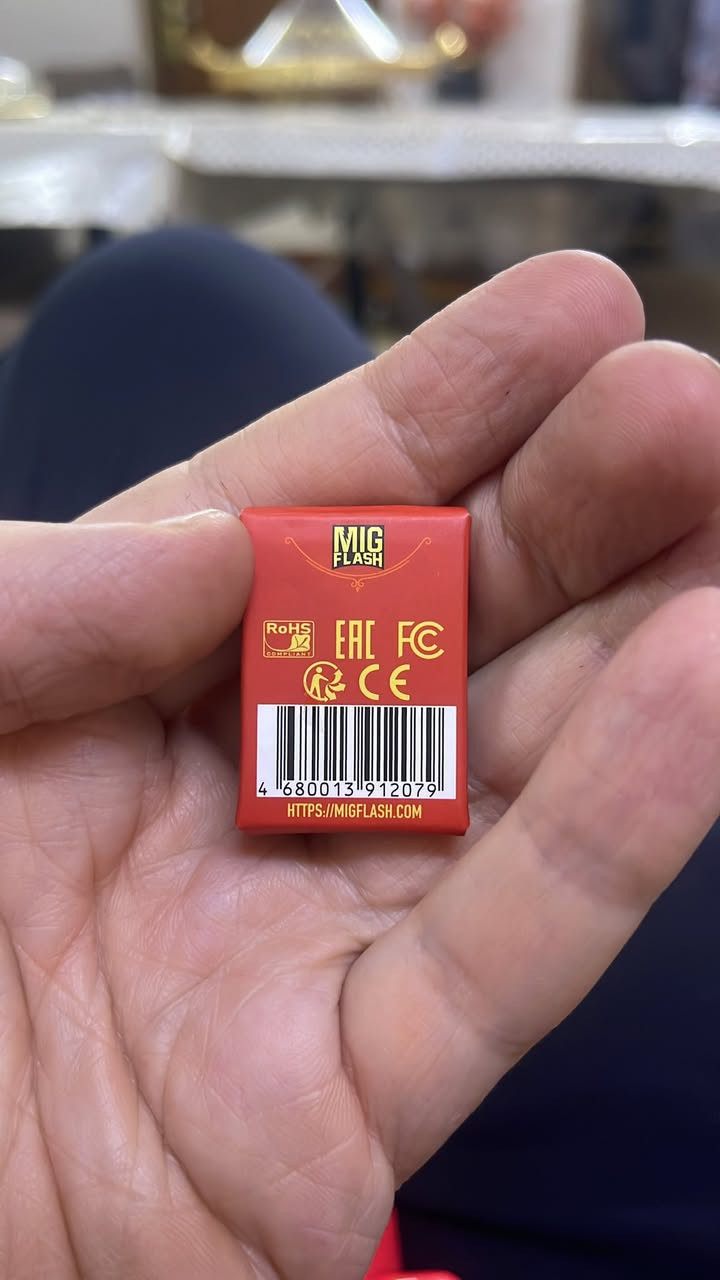 من رخصة الادمنية
قطعه (MIG)
ورام (128G)
ممفحوصة لان ماعندي جهاز
السعر 45 شامل التوصيل


**إذا كنت صاحب هذا الإعلان وتريد حذفه لأي سبب، رجاءا أرسل رسالة إلى الدعم الفني**