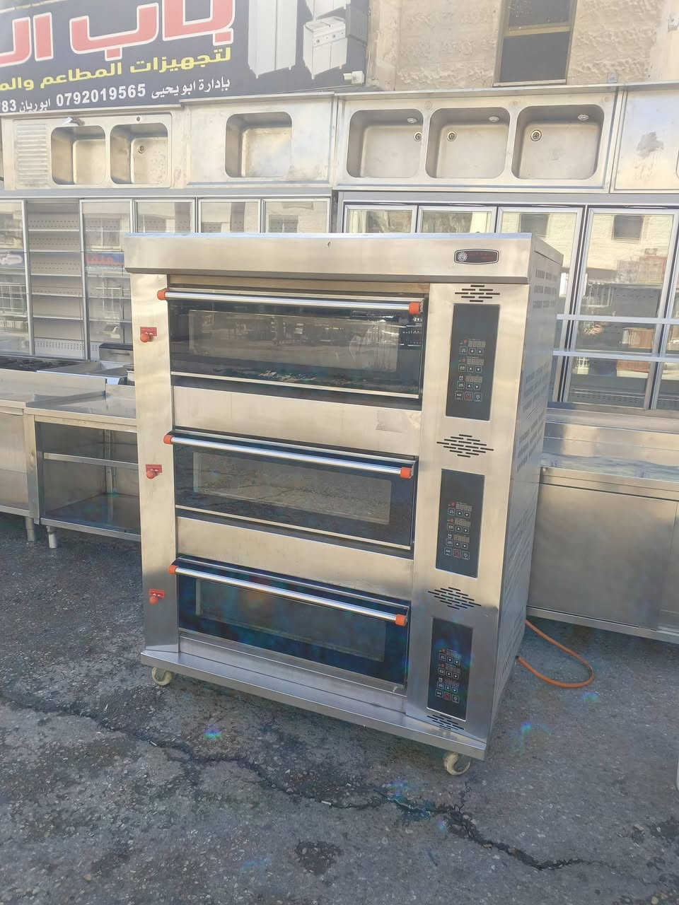 (((((معرض باب السلام))))))
فرن معجنات& حلويات& وبيتزا
*3 طبقات 
*بحاله الوكاله 
*غاز تحكم كهرباء 
*ارضيه حجر بزلت 
*تحكم ديجيتال 
*للتواصل ابو ريان 0791455783


**إذا كنت صاحب هذا الإعلان وتريد حذفه لأي سبب، رجاءا أرسل رسالة إلى الدعم الفني**